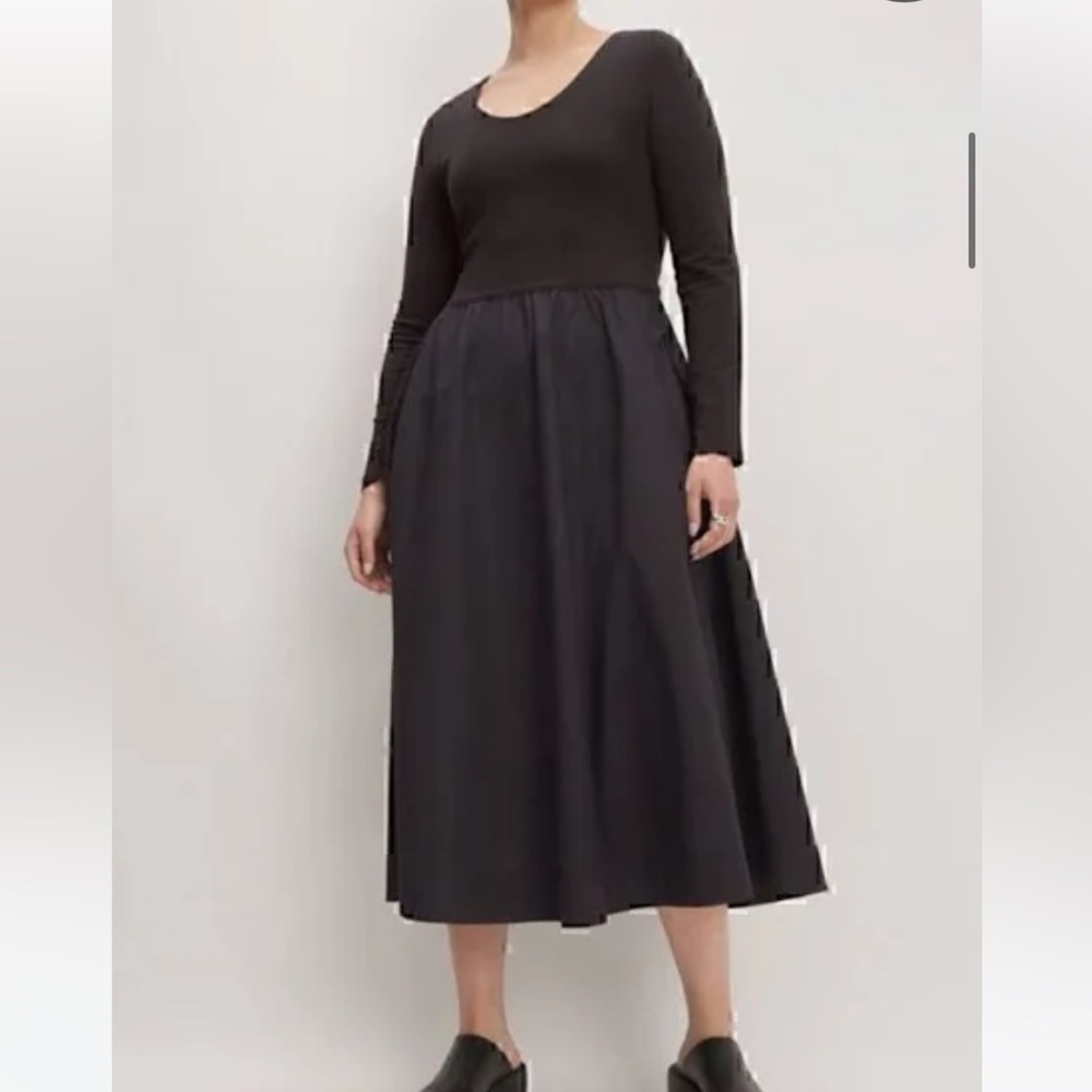 Everlane Black Midi Dress